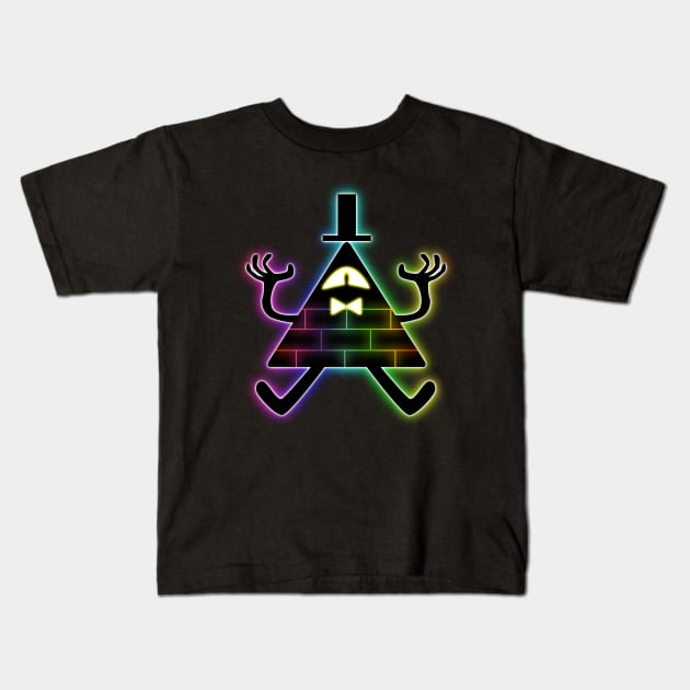 Supreme Bill Cipher Kids T-Shirt by spdy4